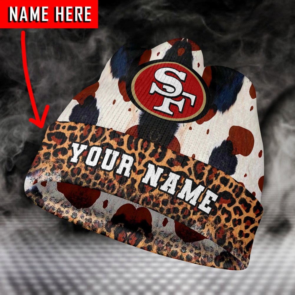 san francisco 49ers personalized wool beanie 154 jb2jv