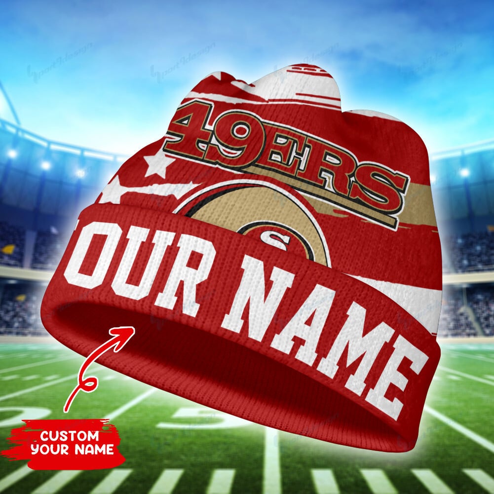 san francisco 49ers personalized wool beanie 35 kc1kk