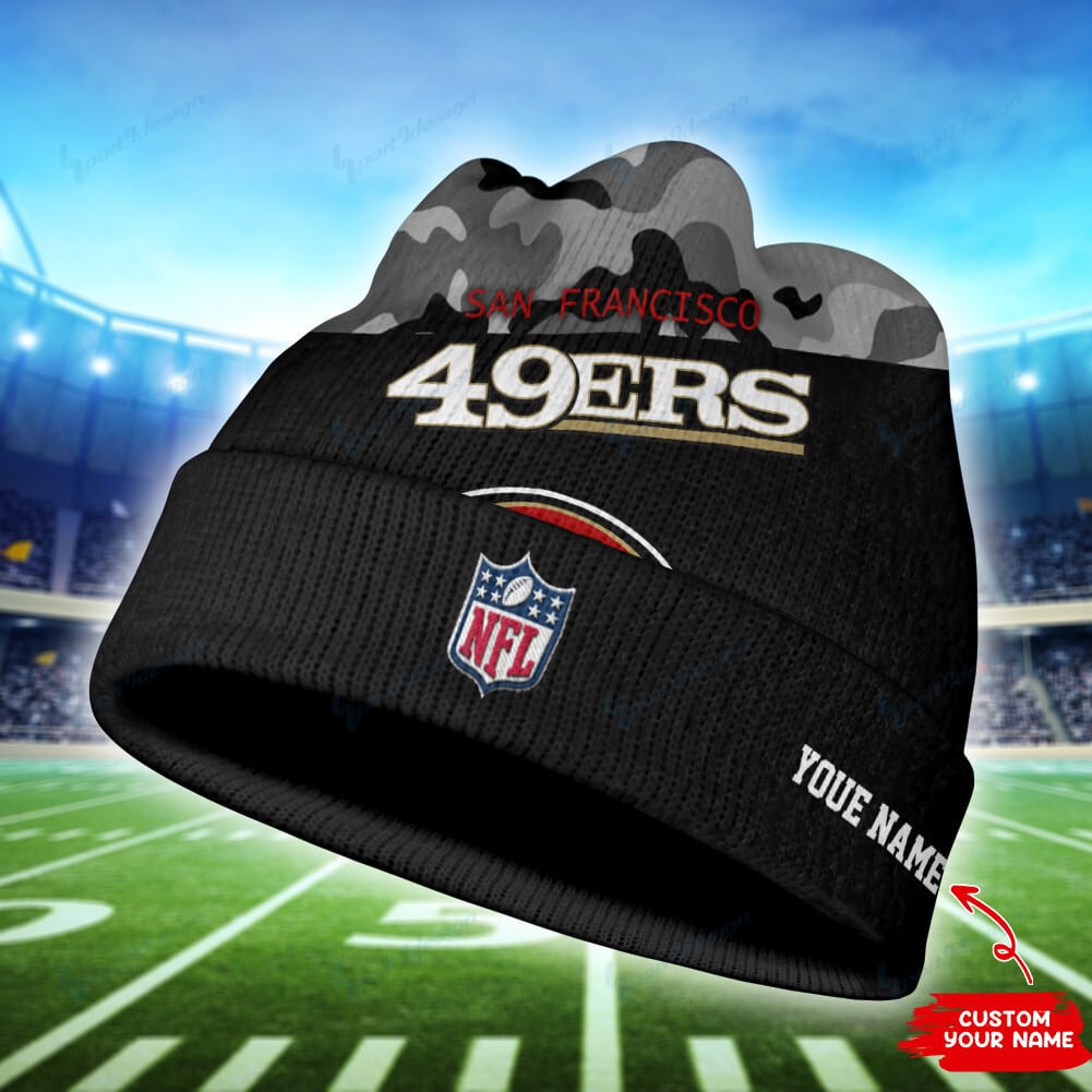 san francisco 49ers personalized wool beanie 75 s1hv0