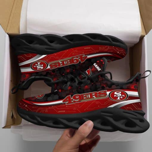 san francisco 49ers personalized yezy running sneakers 79 sjze7
