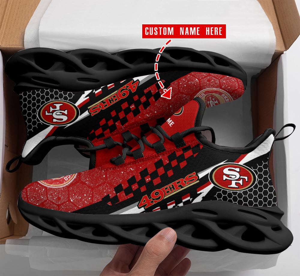 san francisco 49ers personalized yezy running sneakers bb227 cnx95