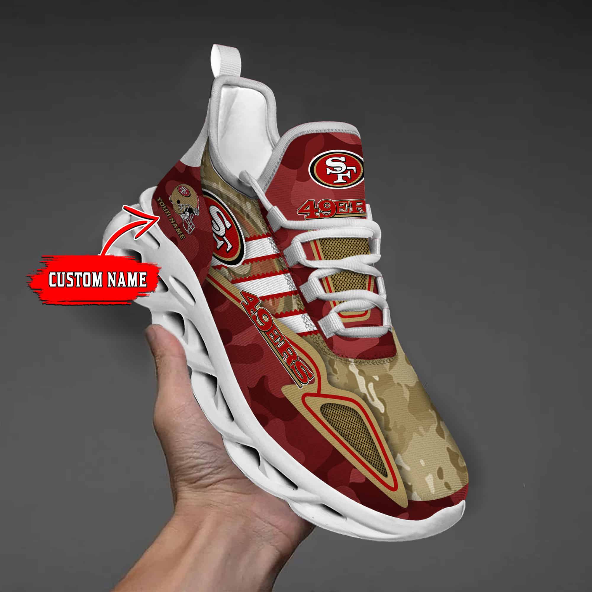san francisco 49ers personalized yezy running sneakers bb259 q5t1y