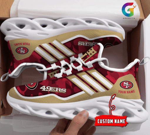 san francisco 49ers personalized yezy running sneakers bg306 96ooo