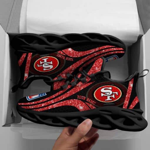 san francisco 49ers personalized yezy running sneakers bg844 lmenv
