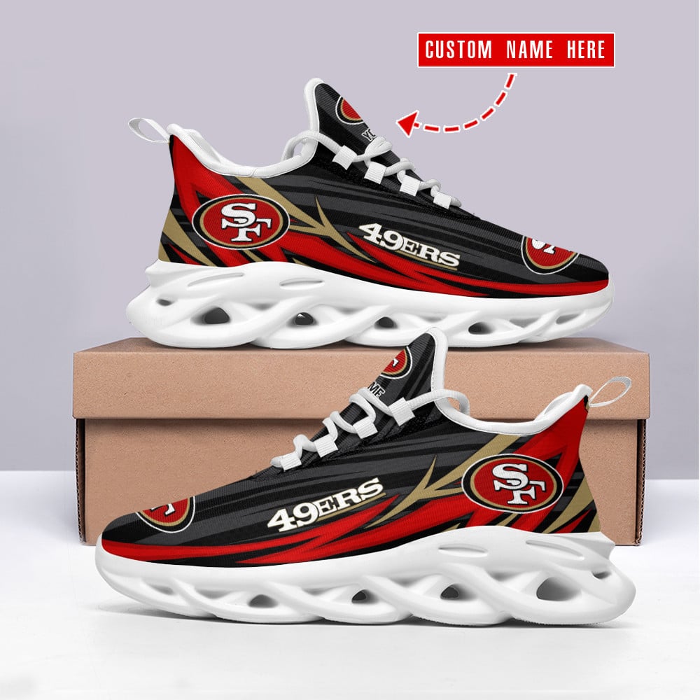 san francisco 49ers personalized yezy running sneakers spd434 pgfz6