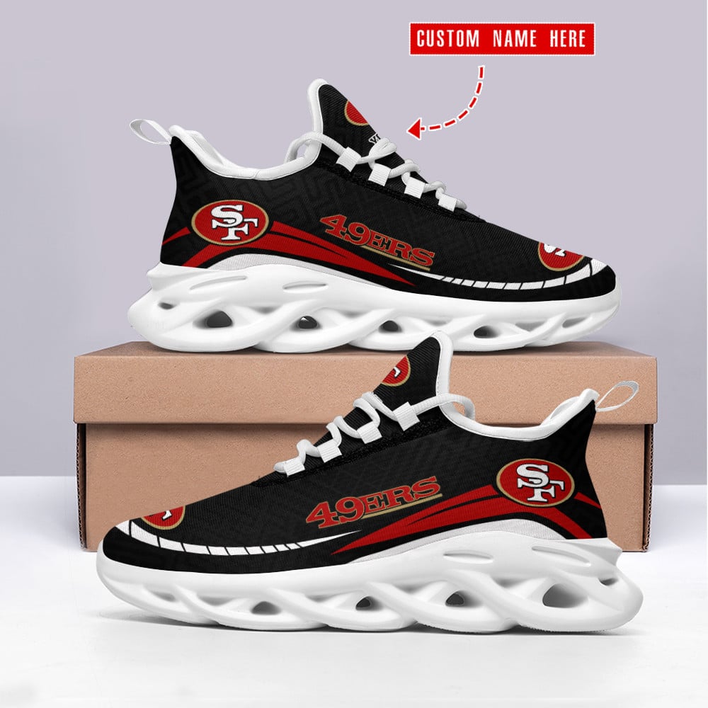 san francisco 49ers personalized yezy running sneakers spd476 liocw