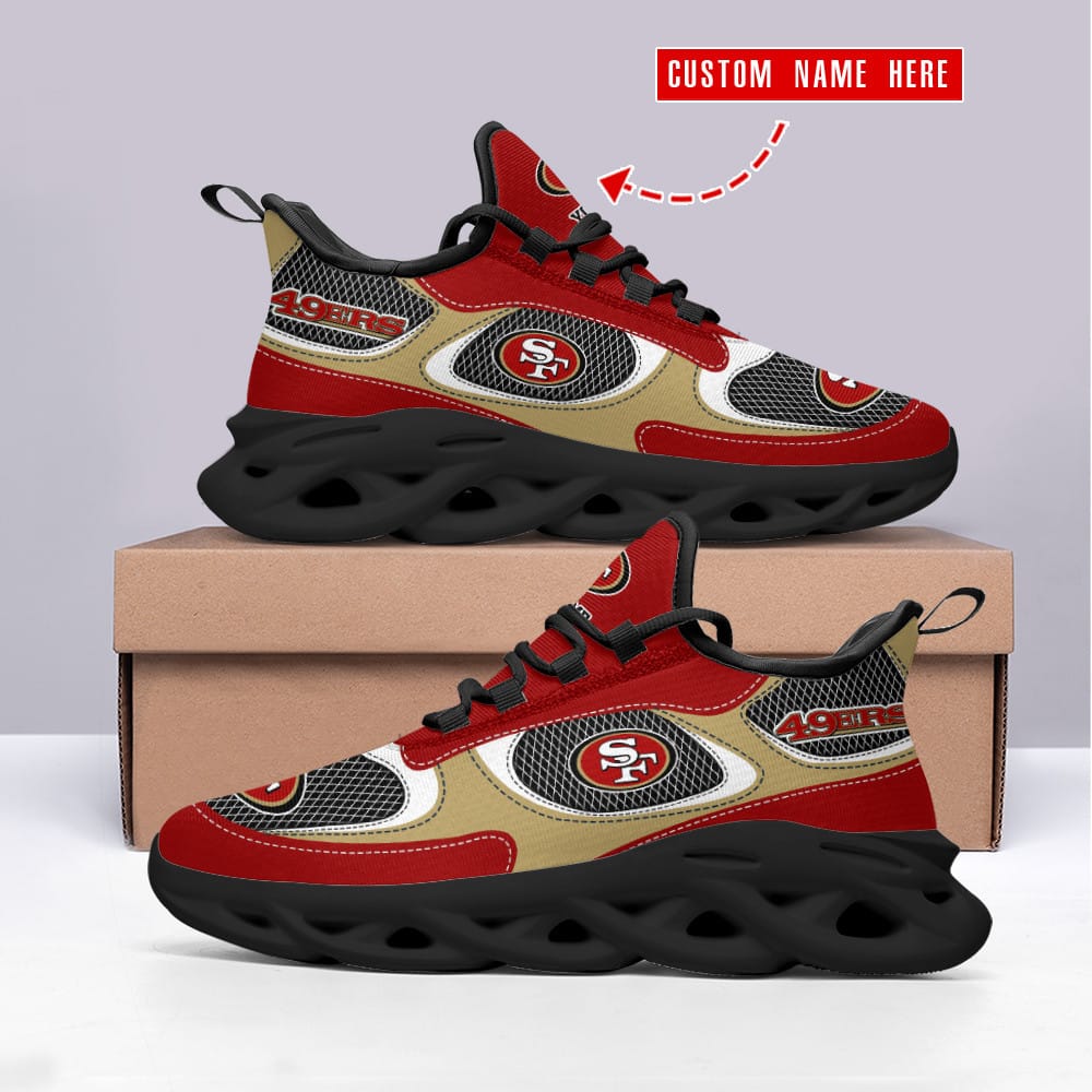 san francisco 49ers personalized yezy running sneakers spd559 pneml