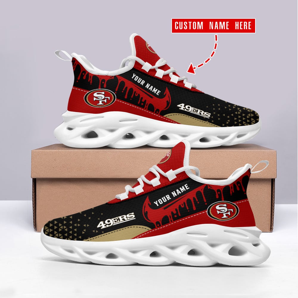 san francisco 49ers personalized yezy running sneakers spd584 olei0