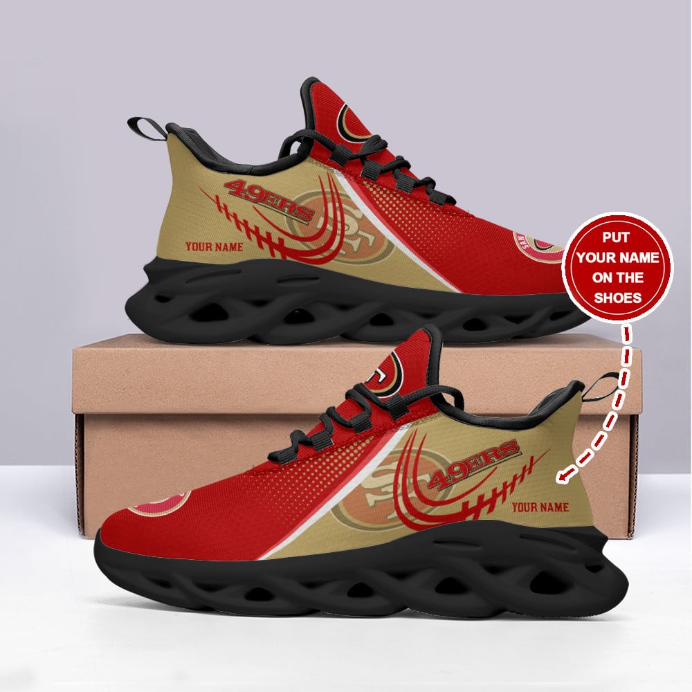 san francisco 49ers personalized yezy running sneakers spd622 pi97q