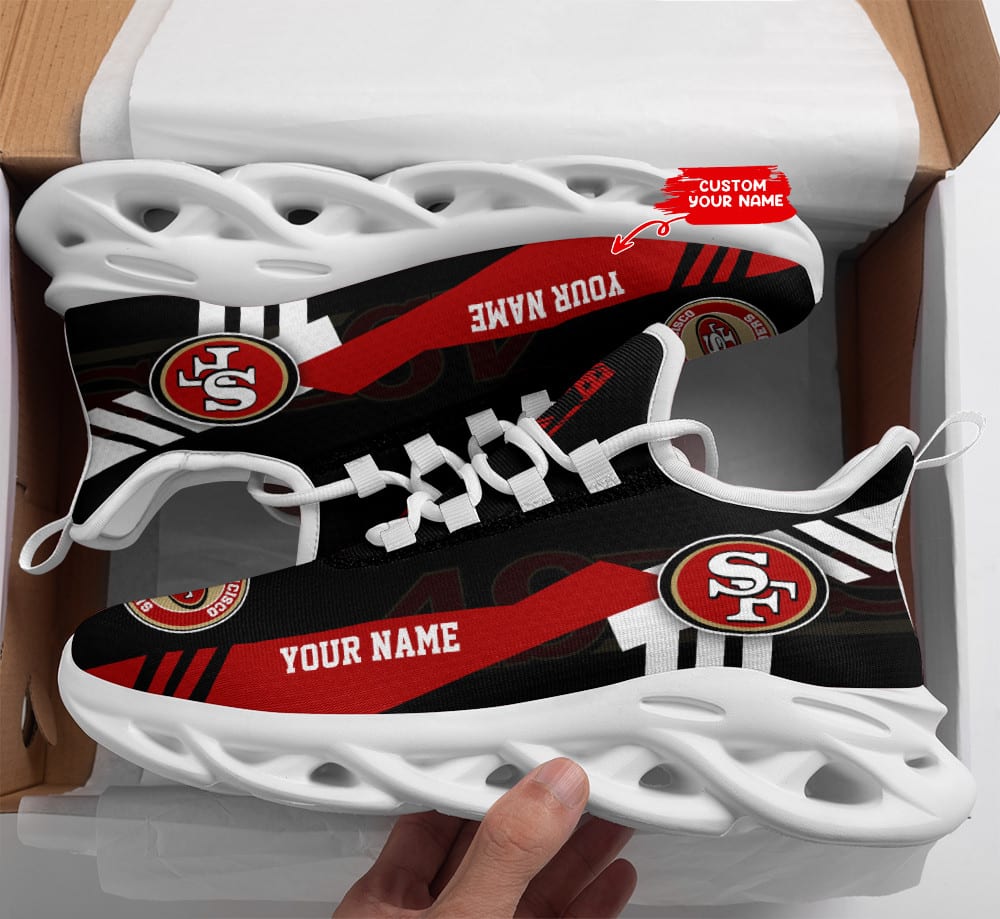 san francisco 49ers personalized yezy running sneakers spd627 o8xgk