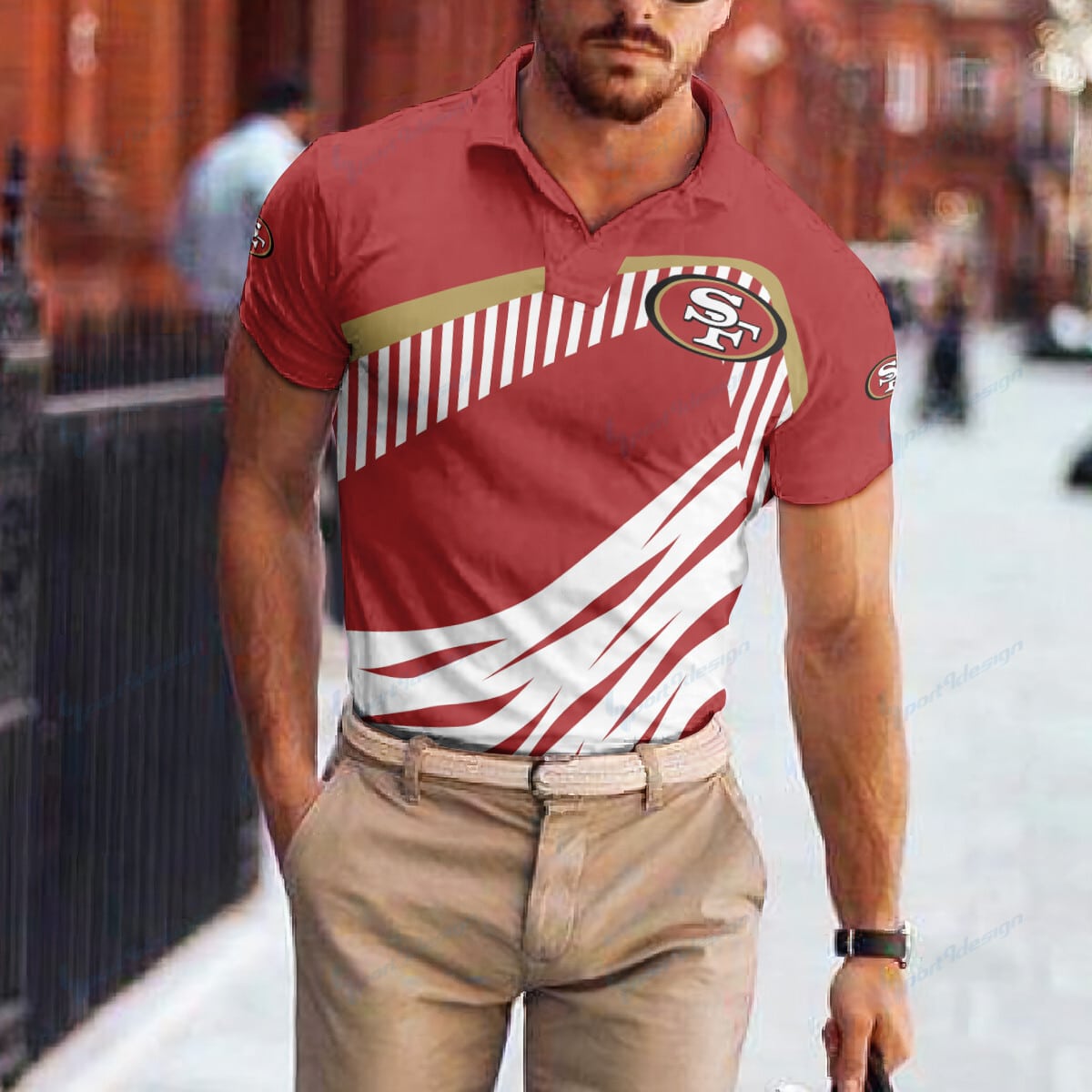 san francisco 49ers polo t shirt bg01 vjj8b