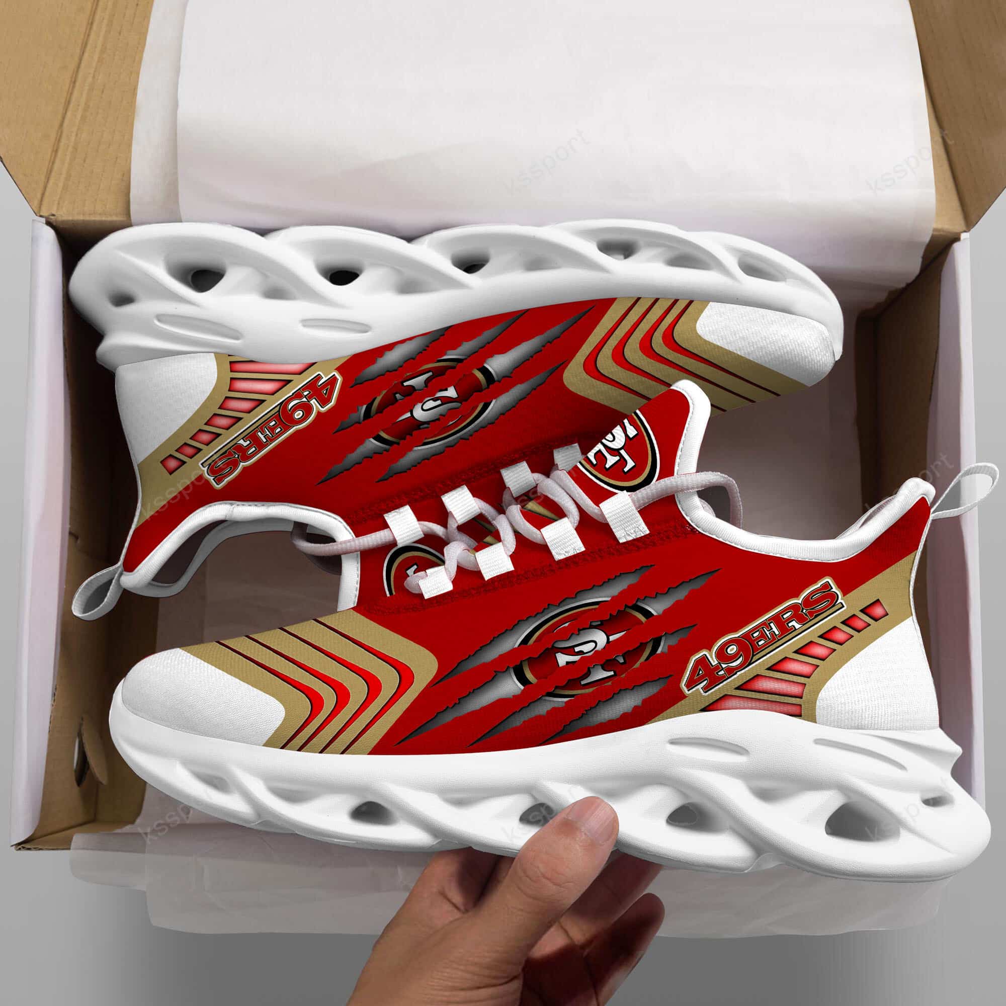 san francisco 49ers yezy running sneakers bb405 mp4n5