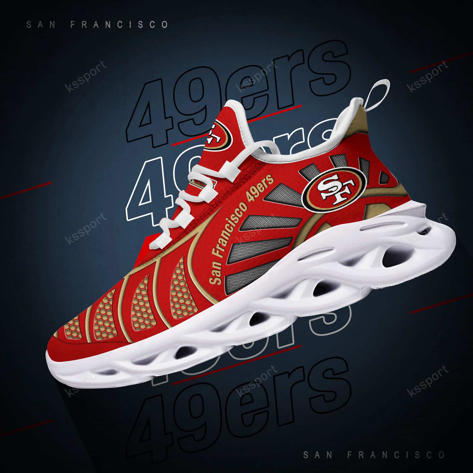 san francisco 49ers yezy running sneakers bg987 nefly