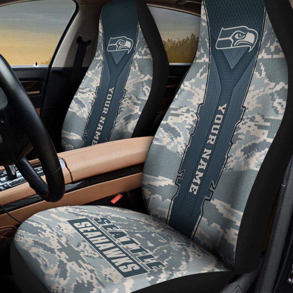 seattle seahawks personalized car seat covers bg263 lillm