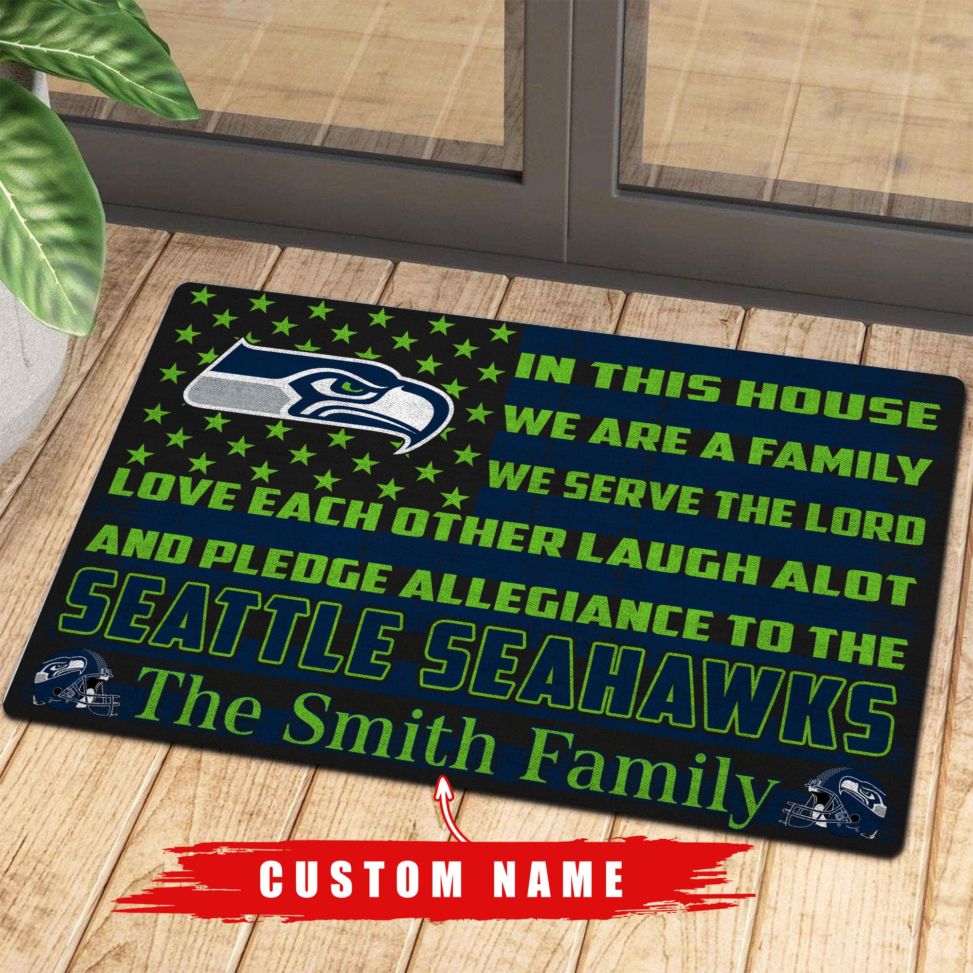 seattle seahawks personalized doormat bg312 xlrf9