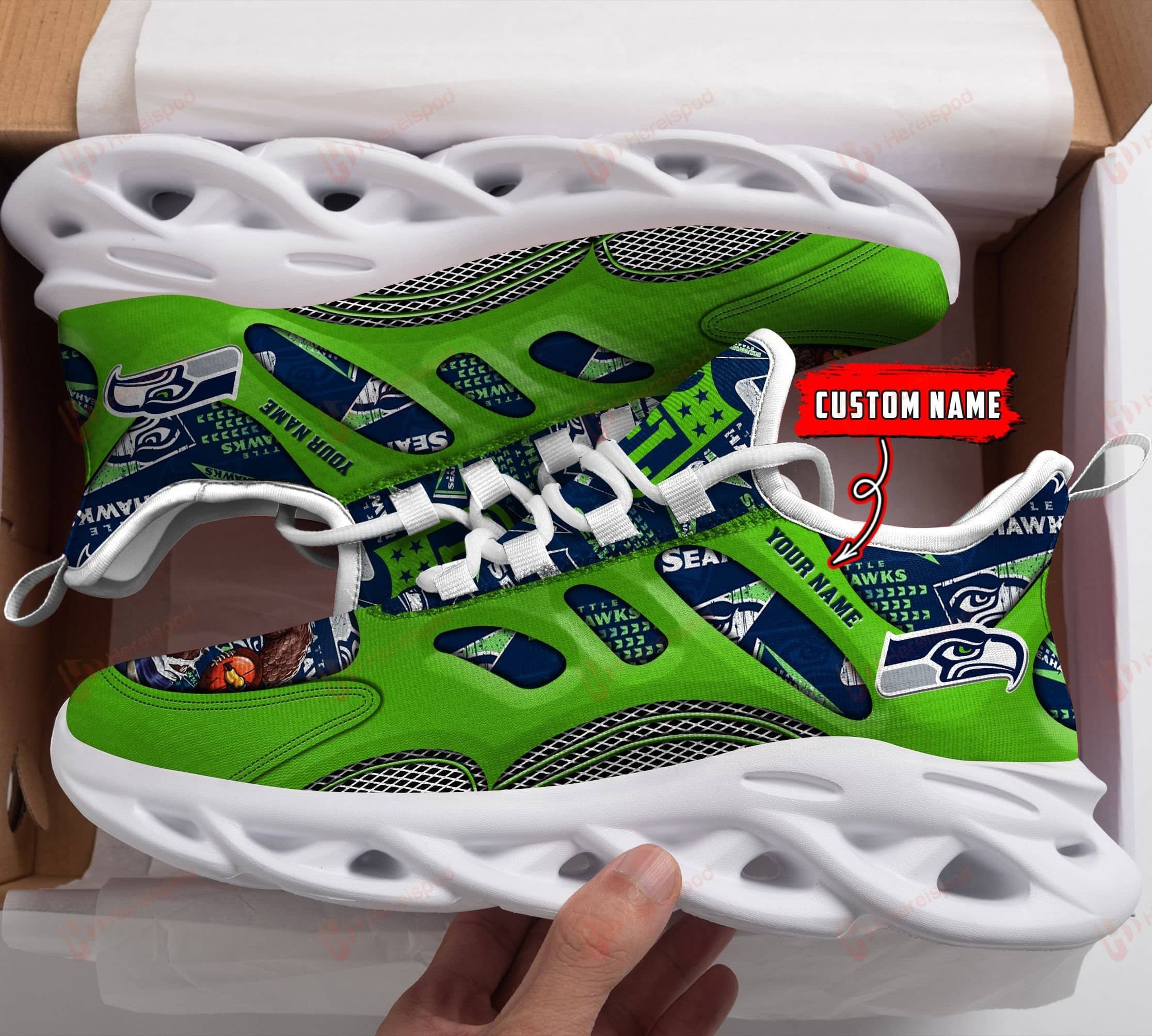 seattle seahawks personalized yezy running sneakers 202 ns7ic