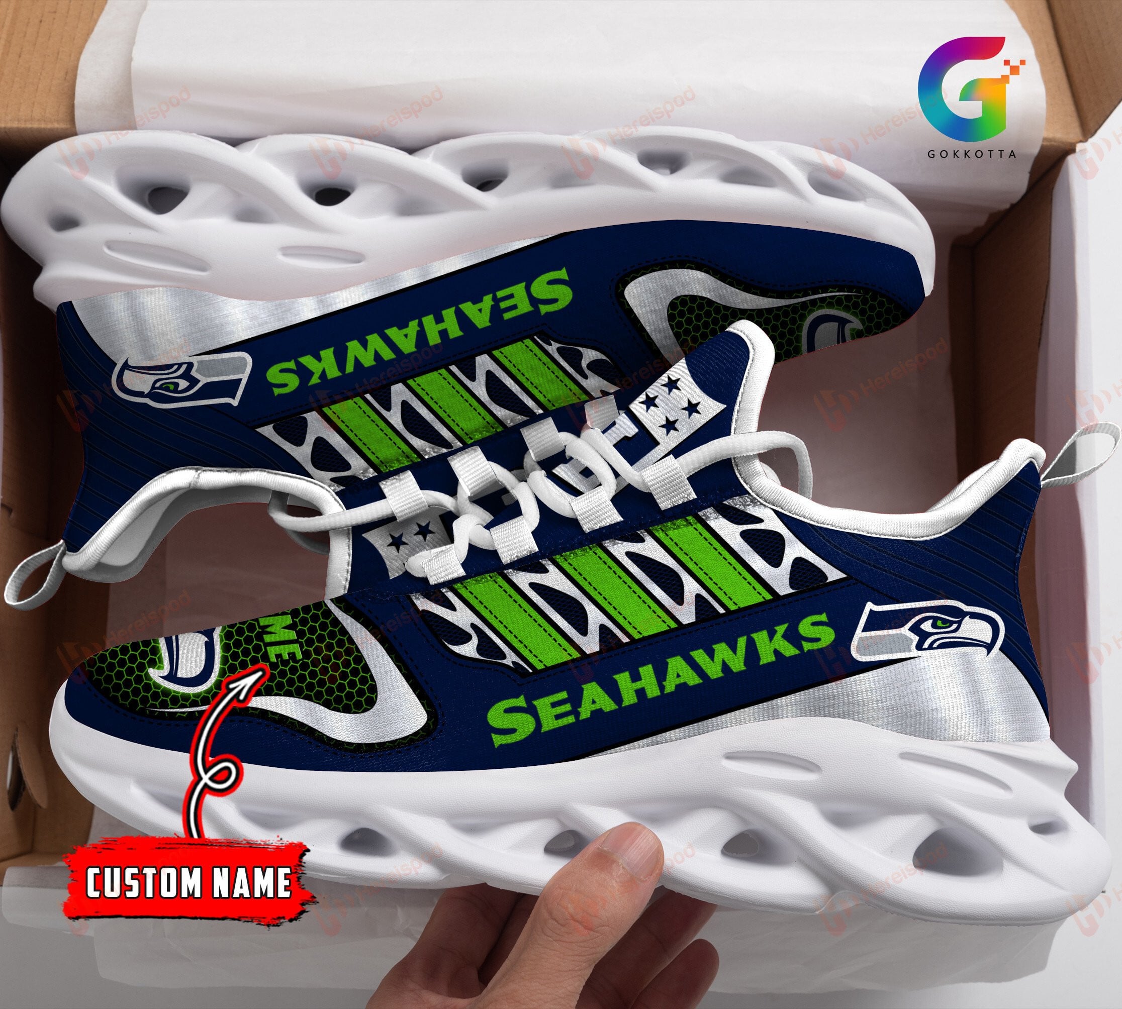 seattle seahawks personalized yezy running sneakers 226 68r4k