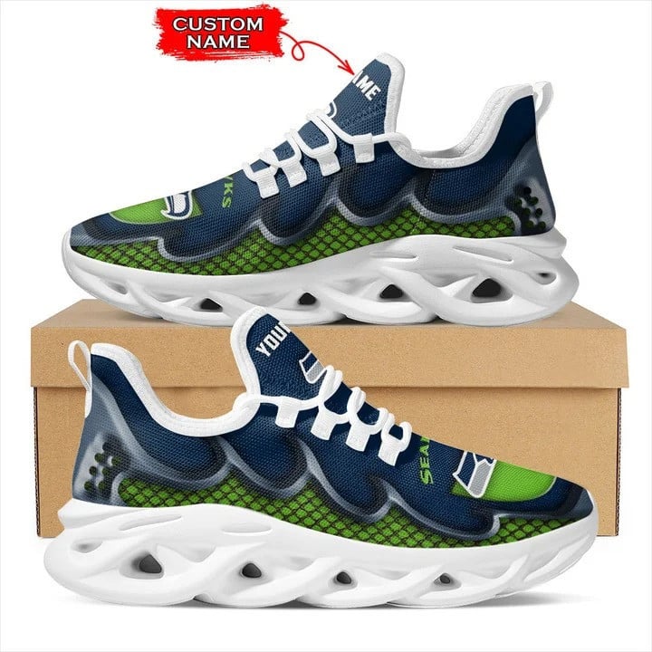 seattle seahawks personalized yezy running sneakers bg417 llx13