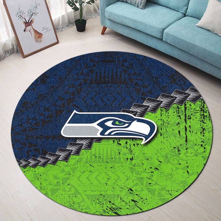 seattle seahawks round rug 25 rf0kg