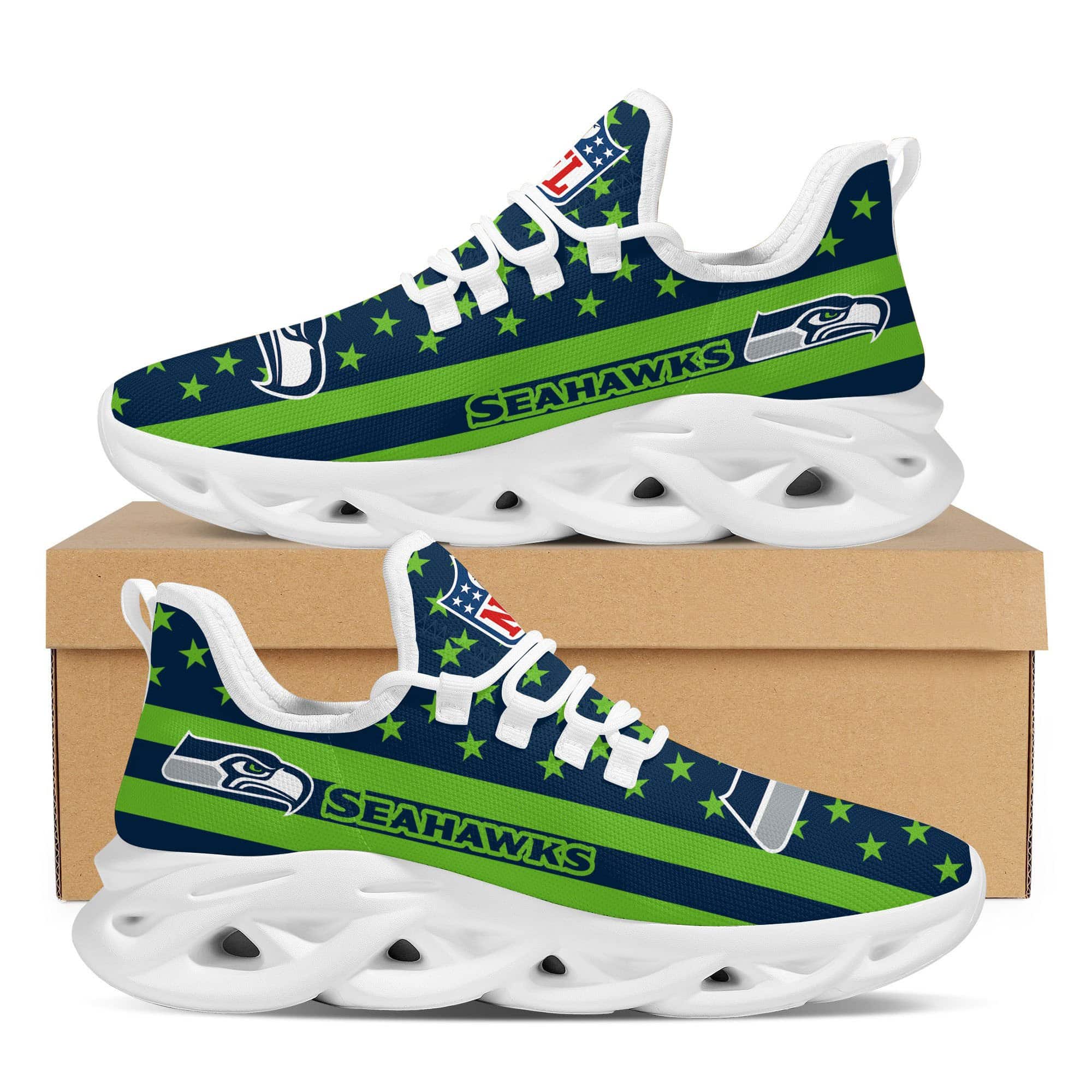 seattle seahawks yezy running sneakers 35 ezlez