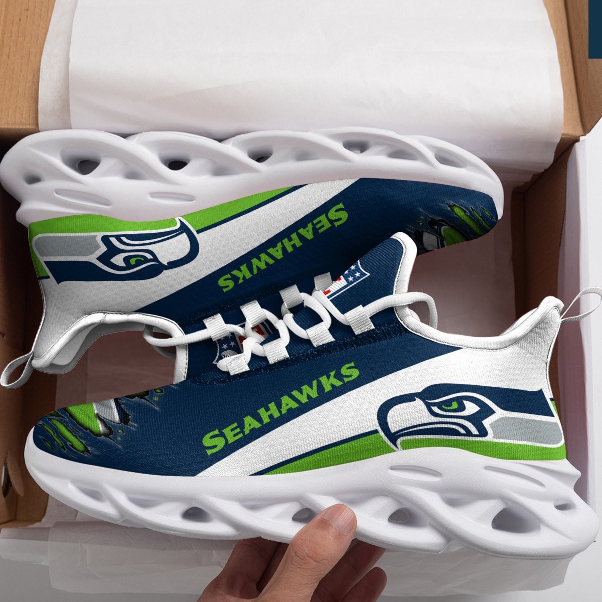 seattle seahawks yezy running sneakers 910 zd1q9