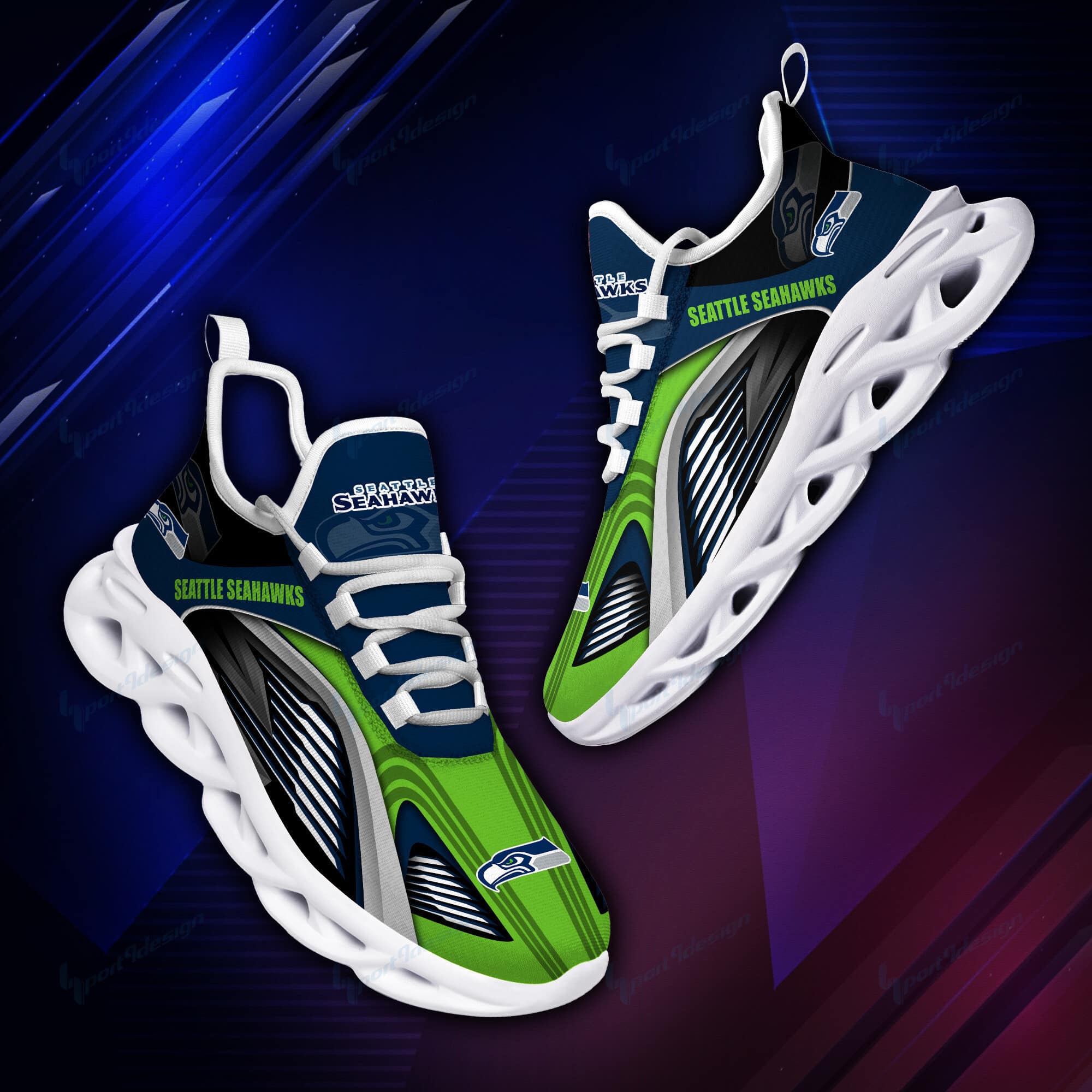 seattle seahawks yezy running sneakers bb974 n0ml3