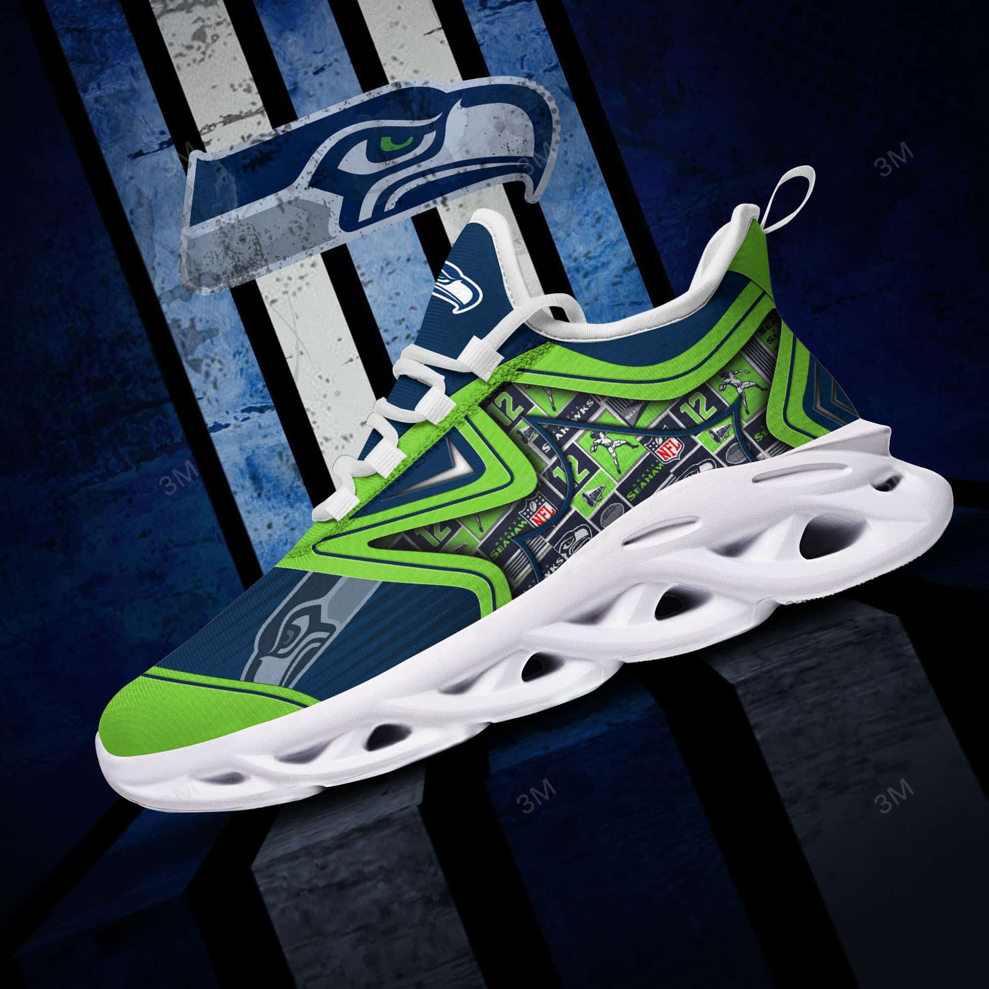 seattle seahawks yezy running sneakers bg913 j9luc
