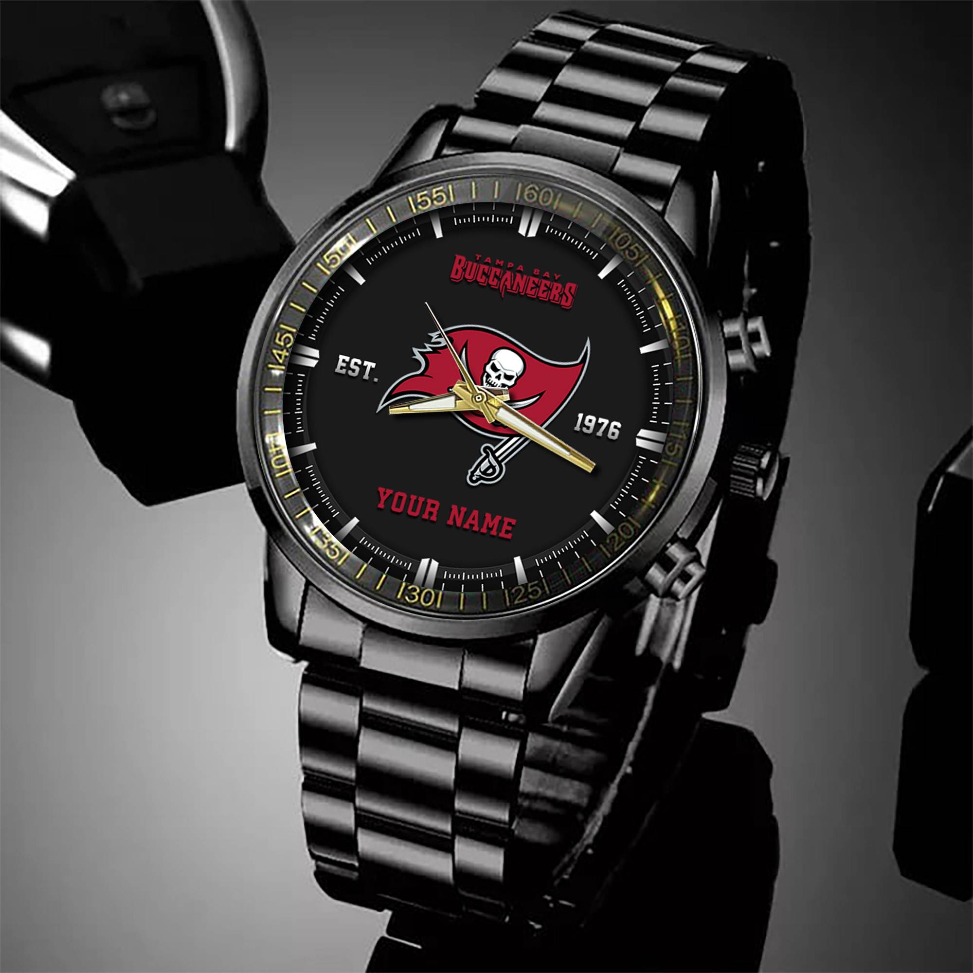 tampa bay buccaneers black fashion watch custom your name sport black fashion watch football fan gifts black fashion watch custom your name sport black fashion watch football fan gifts ehivm 57648 sfl78