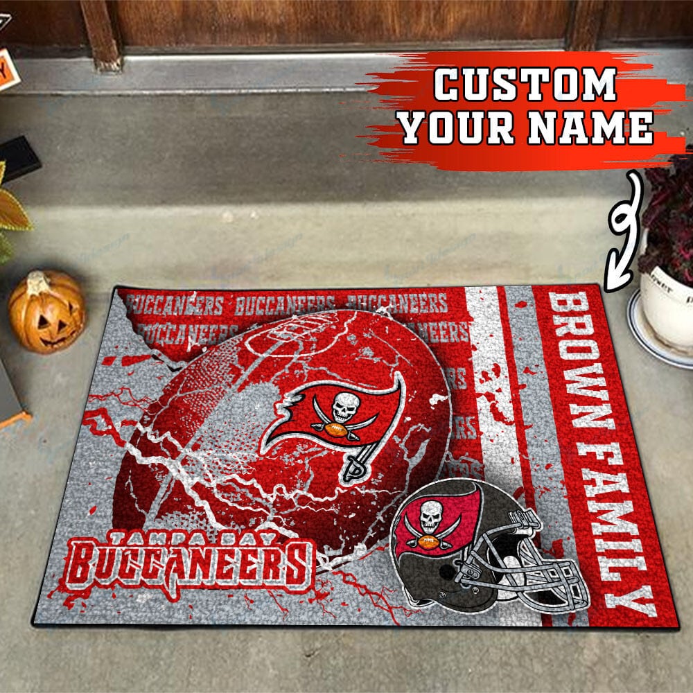 tampa bay buccaneers personalized doormat bg29 8nuci