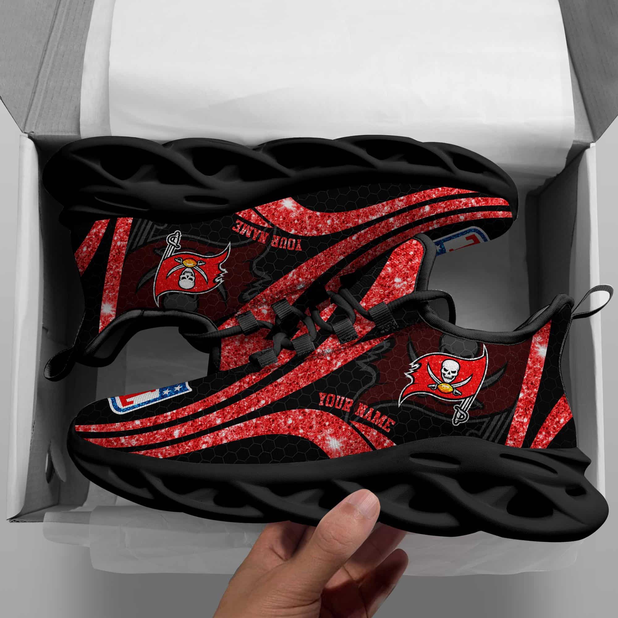 tampa bay buccaneers personalized yezy running sneakers bg847 pumdi