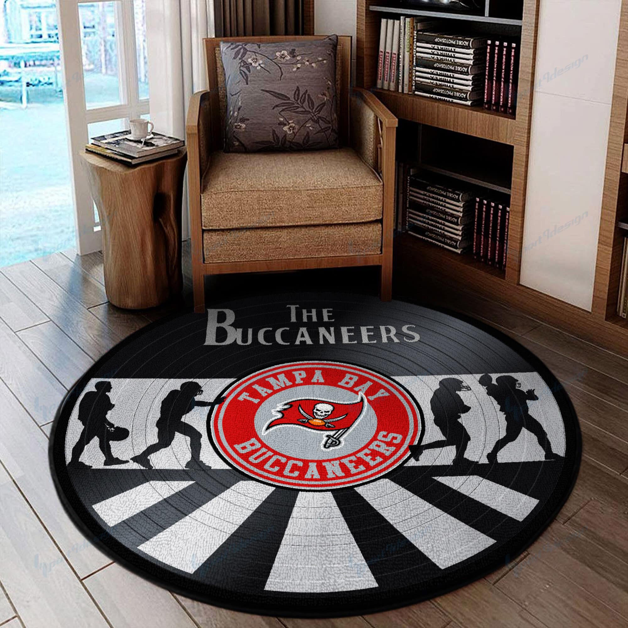 tampa bay buccaneers round rug 112 bkexq