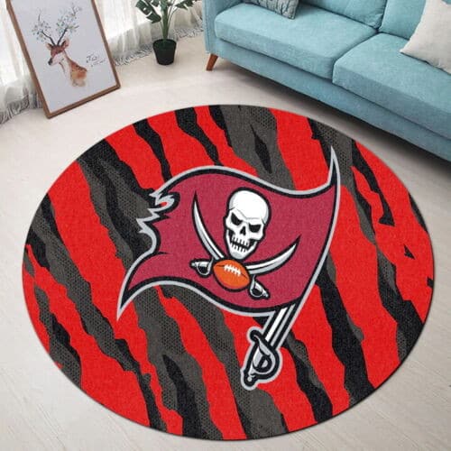 tampa bay buccaneers round rug 47 sj1f1