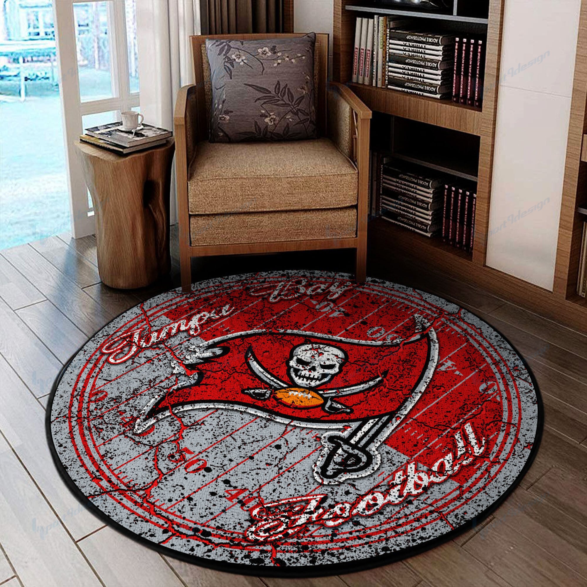 tampa bay buccaneers round rug 82 mvudz