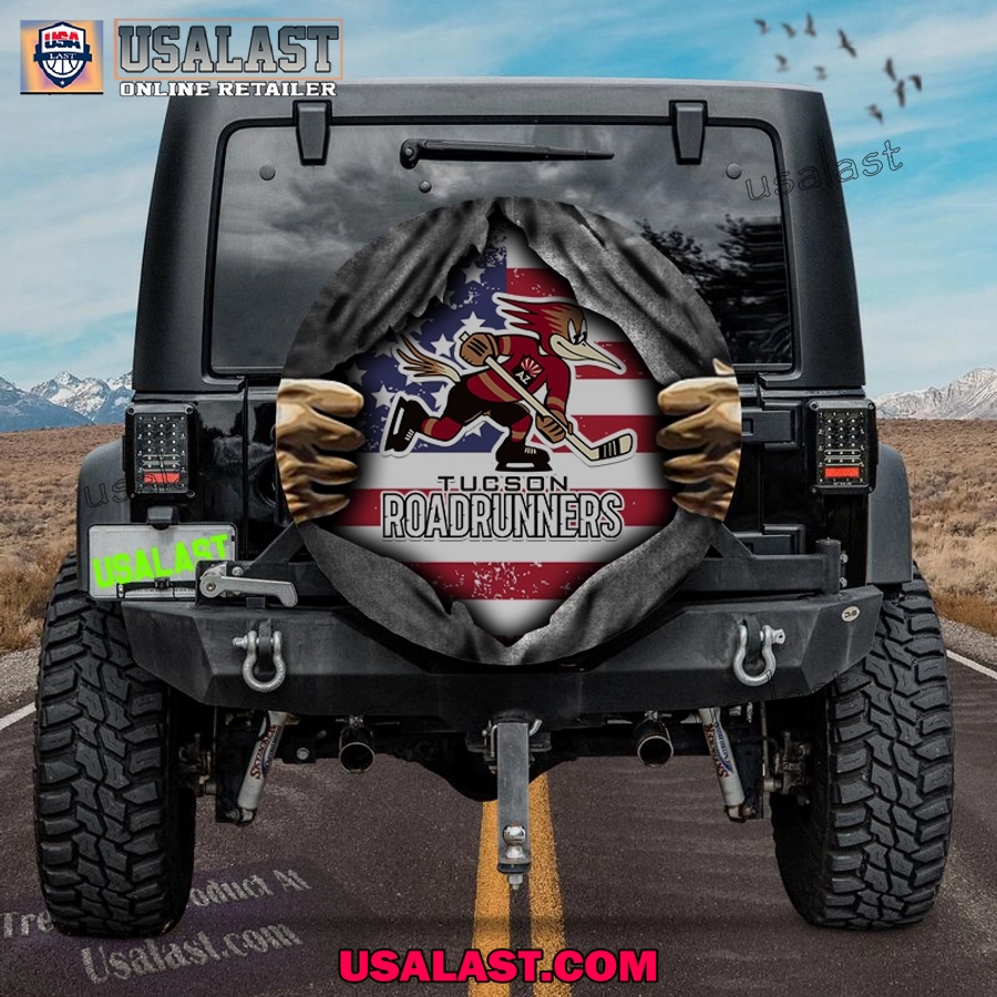 tucson roadrunners ahl american flag spare tire cover 1 y4cnH