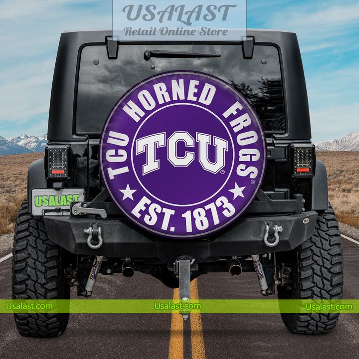 unBe9drt tcu horned frogs est 1873 spare tire cover 1 pO3jQ