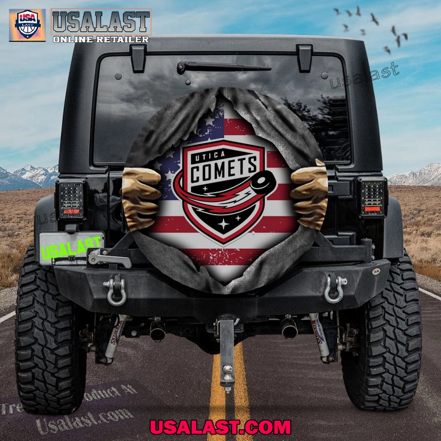 utica comets ahl american flag spare tire cover 1 MUUGa