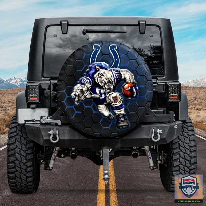 wIwJpmNX BDT270522 44xxxIndianapolis Colts NFL Mascot Spare Tire Cover