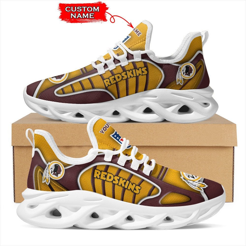 washington redskins personalized yezy running sneakers bg132 kamw4
