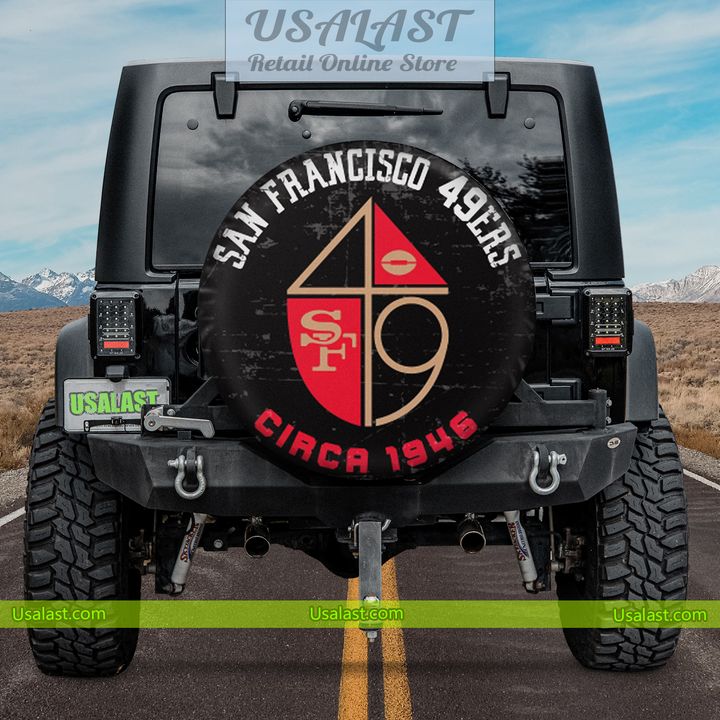 wlvIYF0R nfl san francisco 49ers vintage spare tire cover 1 A54WC