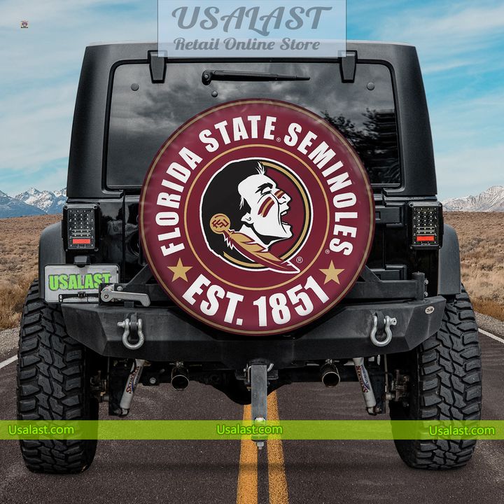 xKawUNAJ florida state seminoles est 1851 spare tire cover 1 buKEQ
